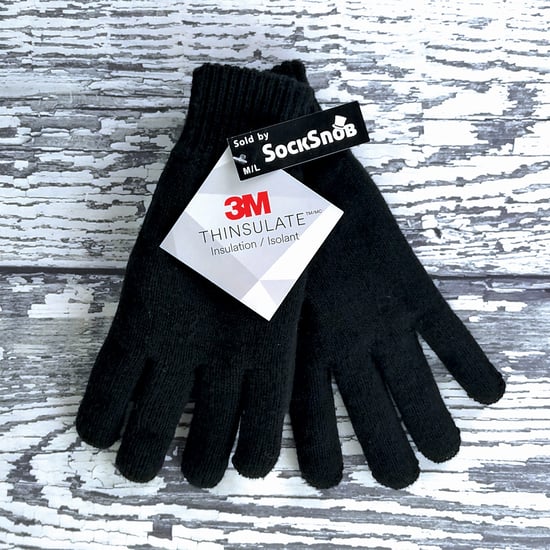 Guantes de invierno con forro térmico 3M Thinsulate negro para hombre - Image 5