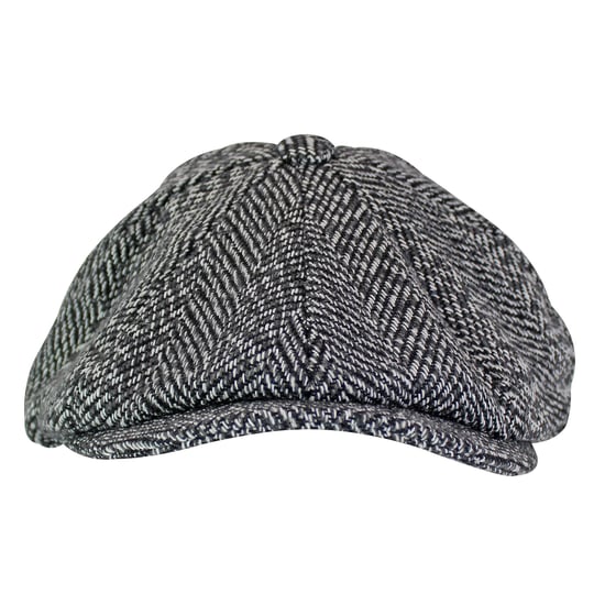 Los hombres de espiga patrón de lana forrada de lana de invierno Newsboy Gorro - Image 5