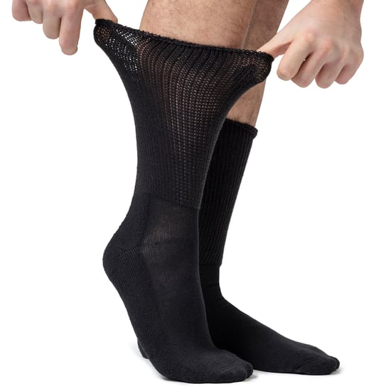 IOMI - 3 Pares de Calcetines Diabéticos para Piernas Hinchadas - Image 3