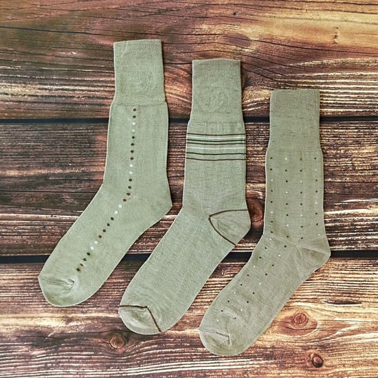 Hombres 3 pares no elástico superior antibacteriano anti sudor calcetines de bambú - Image 3