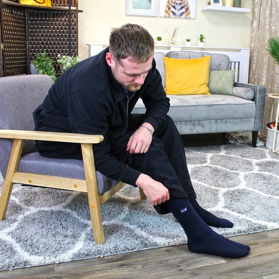 THMO - 1 par de calcetines térmicos gruesos con forro polar para hombre en invierno - Image 4