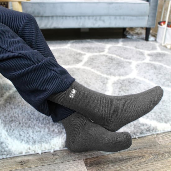 THMO - 1 par de calcetines térmicos gruesos con forro polar para hombre en invierno - Image 3