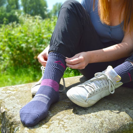3 Pares de Calcetines de Senderismo de Algodón Anti Ampollas para Mujer con Suela Acolchada - Image 5