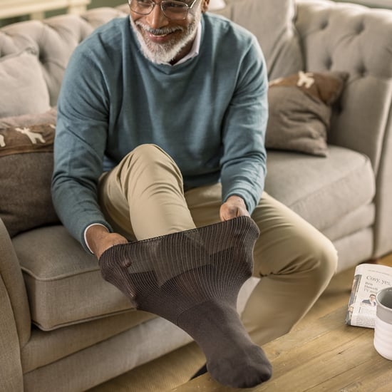 Calcetines para hombres y mujeres con edema, de algodón extra ancho y suave, para pies hinchados - Image 3