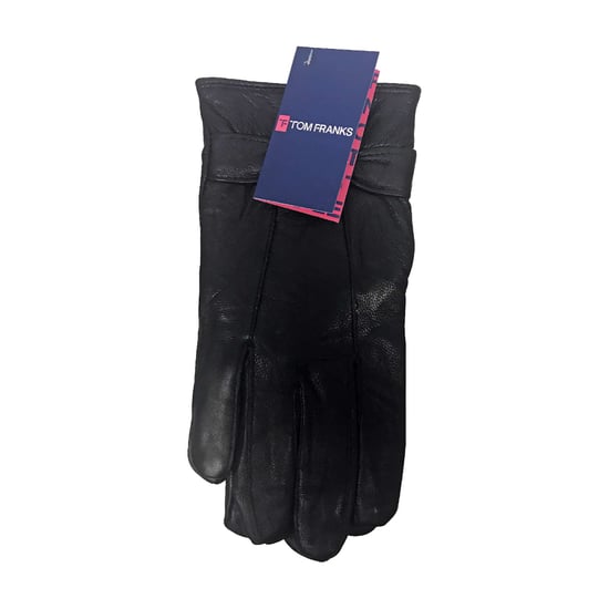 Guantes de piel de oveja forrados de lana cálidos para mujeres con lazo - Image 2