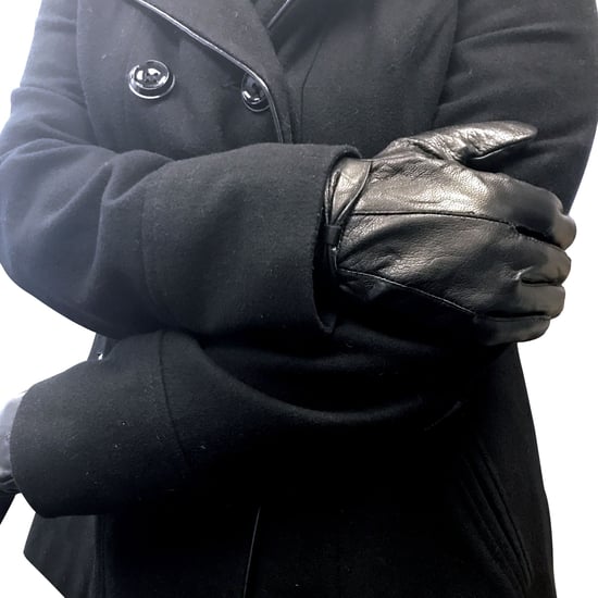 Guantes de piel de oveja forrados de lana cálidos para mujeres con lazo - Image 4