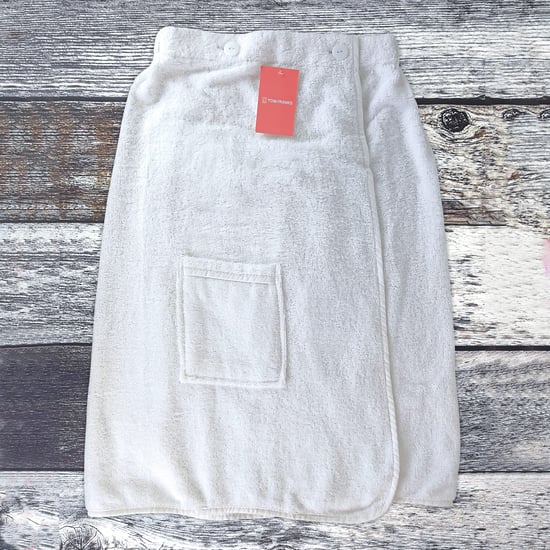 Womens 100% Algodón Terry Cloth Spa Toalla de Baño Wrap Vestido con Bolsillo - Image 5