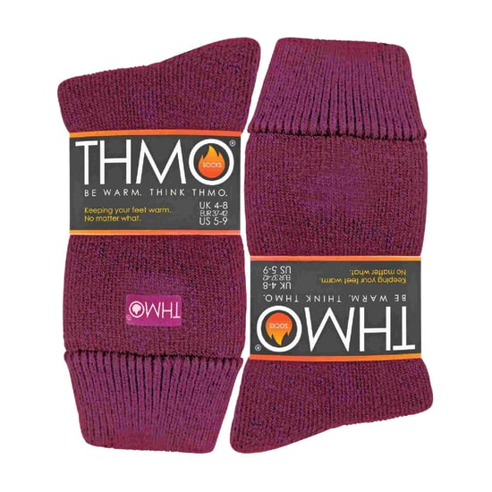 THMO - 1 par de calcetines térmicos gruesos de mujer con forro polar para el invierno - Image 2
