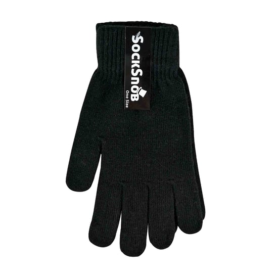 Adulto Mens Thin Knitted Winter Warm Magic Thermal Guantes de lana - Image 2