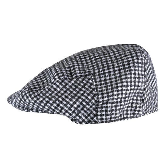Gorra plana tradicional de lana a cuadros para hombre - Image 3
