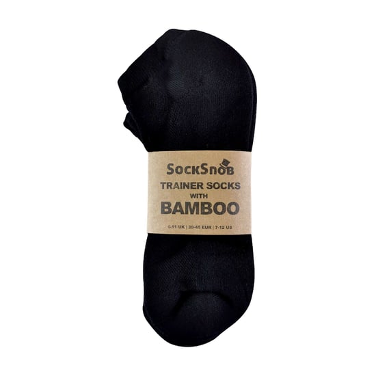 Sock Snob - Lote de 6 calcetines deportivos de algodón orgánico y bambú de corte bajo para mujer - Image 2