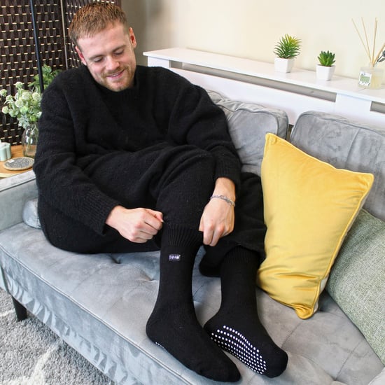 THMO - Calcetines térmicos para hombre con forro polar y puños antideslizantes - Image 3