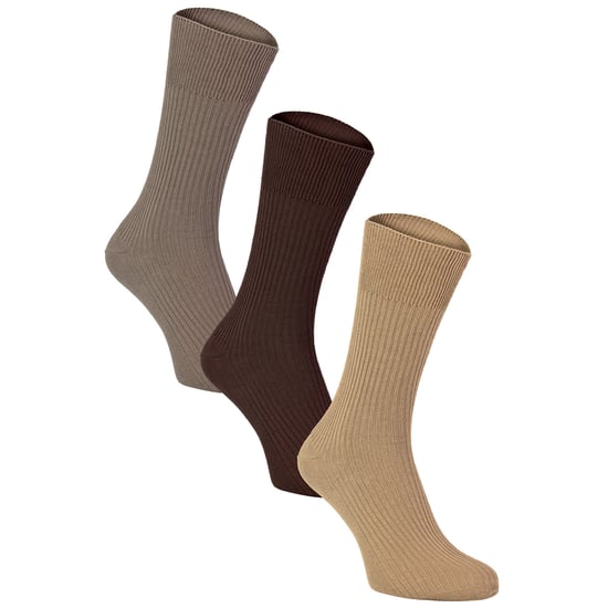 6 Pares de Calcetines de Algodón Transpirables y No Elásticos para Hombre. - Image 3