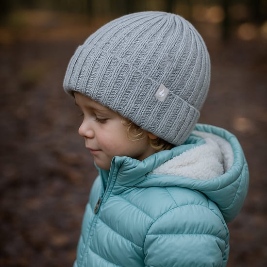 Heat Holders - Set de gorro y guantes térmicos de invierno de canalé grueso para niña - Image 4