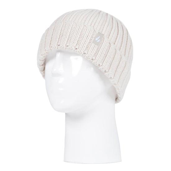 Heat Holders - Set de gorro y guantes térmicos de invierno de canalé grueso para niña - Image 3