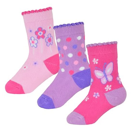 6 Pares de Calcetines de Mariposa para Bebés y Niñas - Animales - Image 3
