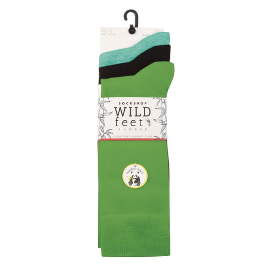 Paquete de 3 pares de calcetines de vestir para hombre en colores sólidos de bambú - Image 2