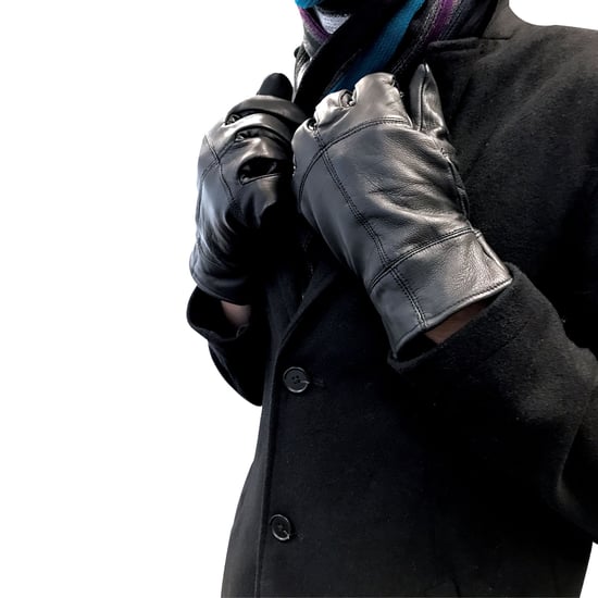 Hombres 3M Thinsulate 40 gramos de aislamiento térmico de invierno Guantes de cuero - Image 3