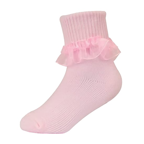 6 Pack Calcetines de Encaje con Volantes para Bebé Niña - Rosa - Image 3