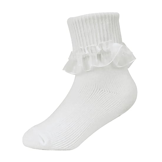 6 Pack Calcetines de Encaje con Volantes para Bebé Niña - Blanco - Image 3