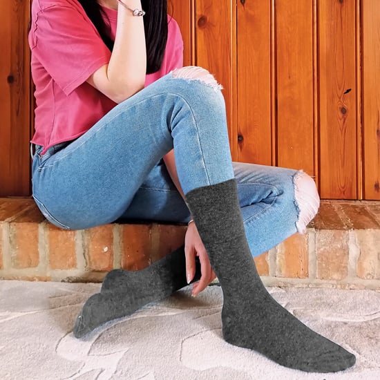 12 Pack Calcetines Diabéticos Térmicos No Elásticos para Mujer - Rosa - Image 3