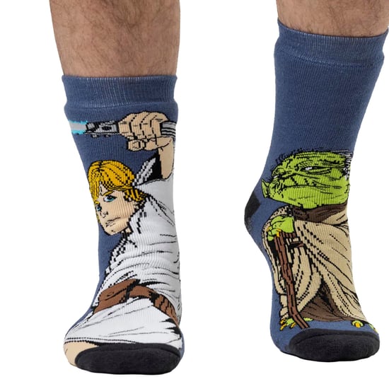 Heat Holders - Calcetines térmicos para hombre con temática de cine y TV - Luke / Yoda - Image 3