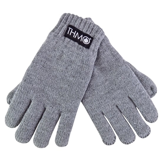 Guantes de invierno para niños con Thinsulate | THMO | Guantes térmicos de punto para niños y niñas - Gris - Image 4