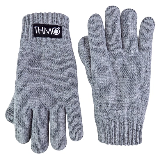 Guantes de invierno para niños con Thinsulate | THMO | Guantes térmicos de punto para niños y niñas - Gris - Image 5