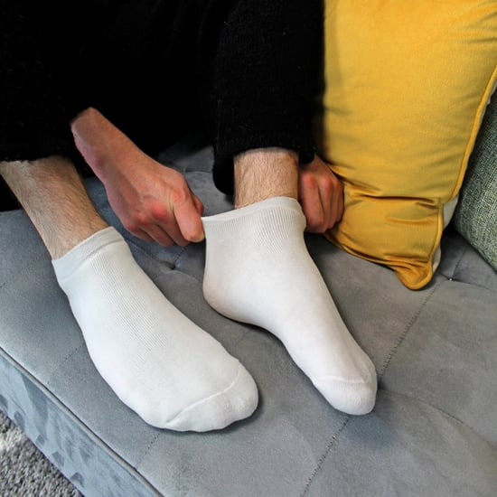 Calcetines Térmicos de Corte Bajo para Hombre | Paquete Múltiple de 12 Pares | Calcetines Invisibles de Invierno para Hombre - Blanco - Image 3