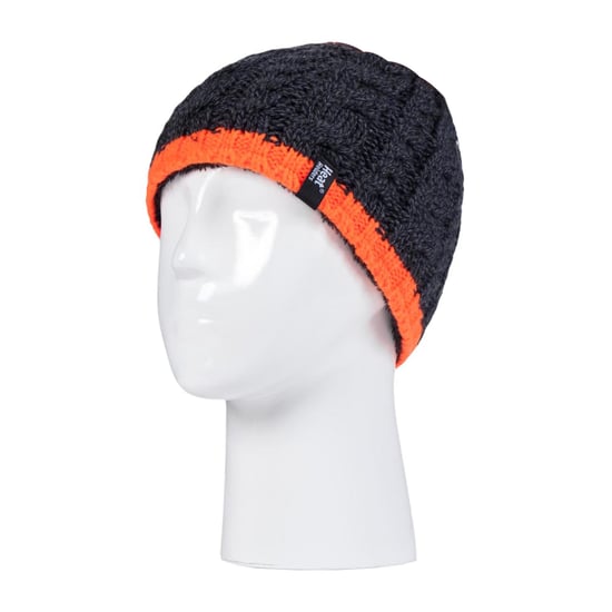 Heat Holders - Conjunto de gorro y guantes térmicos de invierno con forro polar de punto por cable para niños - CO1P7 - Image 3