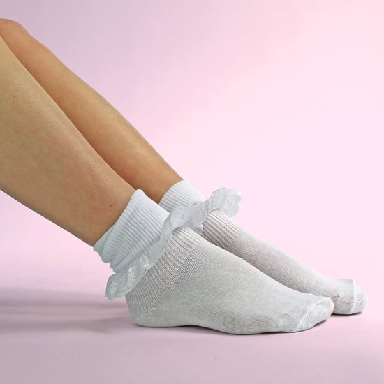 12 Pares Multipack Calcetines de Encaje Blancos con Volantes | 7 Tallas | Snob de Calcetines | Calcetines Escolares de Algodón para Niñas - Blanco - Image 3
