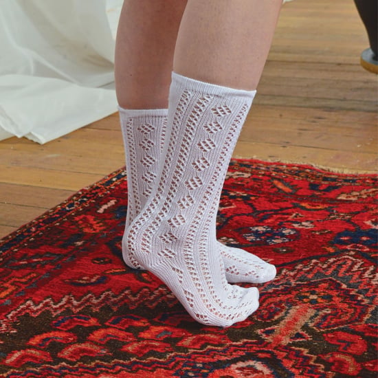 Paquete de 12 calcetines blancos de algodón de niña hasta la rodilla - Blanco - Image 5