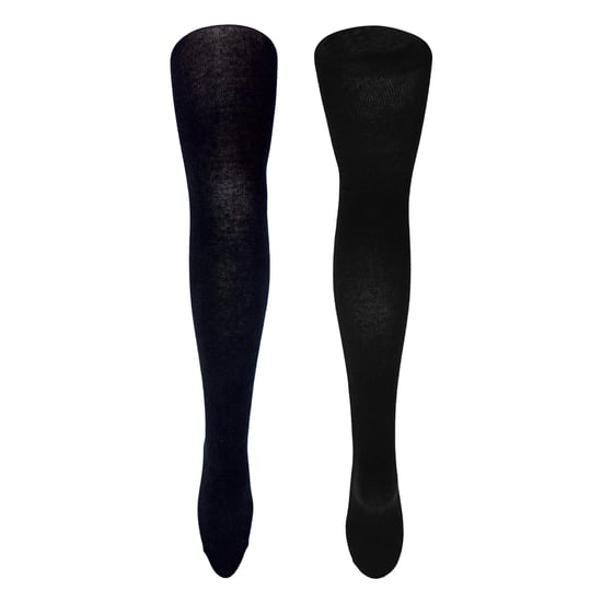 3 Pair Multipack Girls School Tights | Medias opacas para niñas - Negro - Image 3