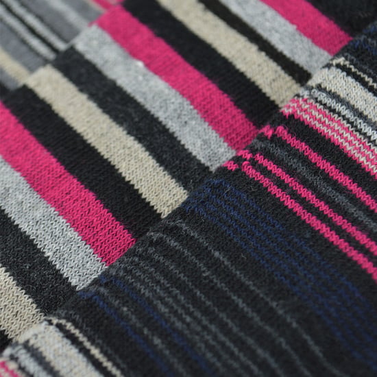 Pack de 6 calcetines de algodón con rayas de colores en 7 estilos - Image 3