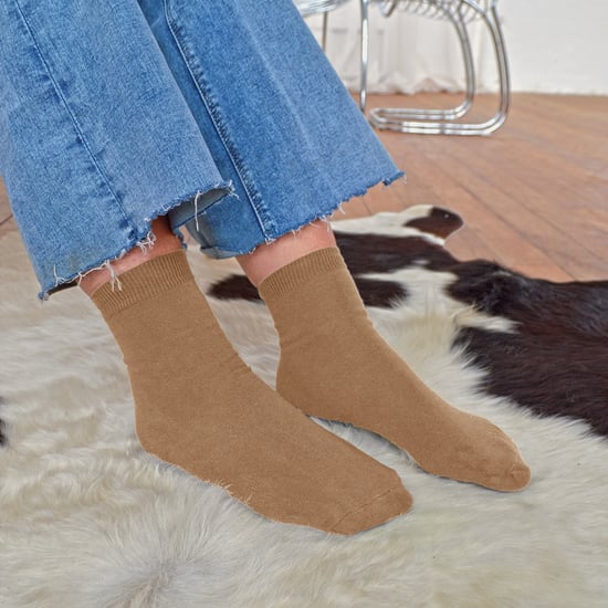 Calcetines de algodón para mujer | 12 pares | Snob | Calcetines de colores para mujer - Beige - Image 3