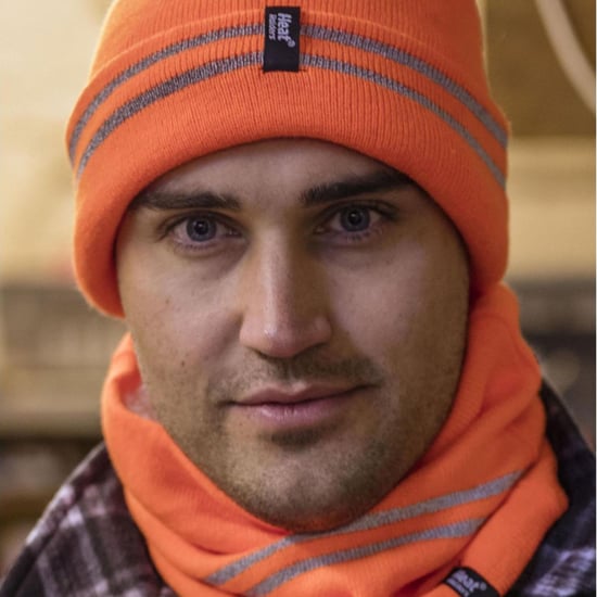 Conjunto de gorro, calentador de cuello y guantes Hi Vis | Calentadores | Ropa de trabajo reflectante para climas extremadamente fríos - Naranja - Image 4