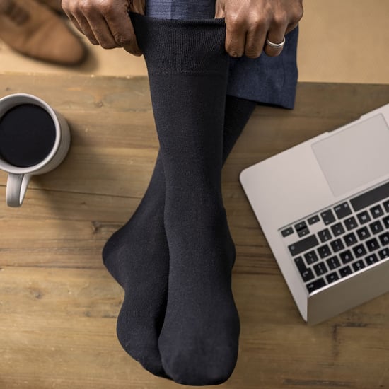 IOMI - Paquete múltiple de 12 pares de calcetines diabéticos de bambú para hombre - Blanco - Image 3