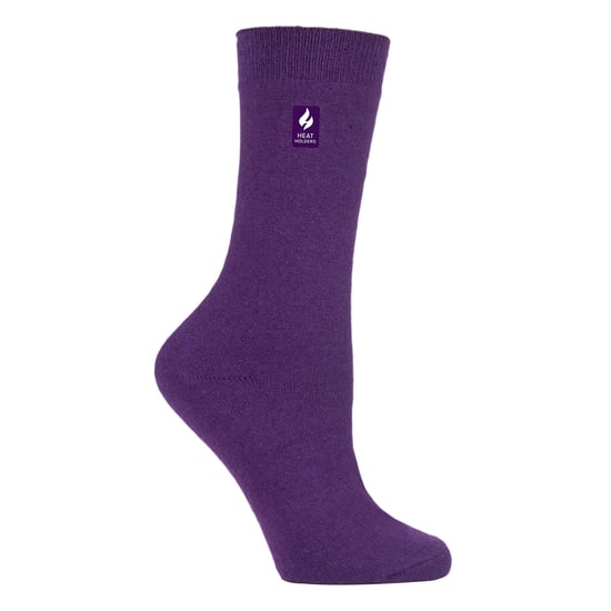 Calcetines Térmicos Ultra Lite - 4 Pares Multipack Ladies Thermal Socks | Calcetines Cálidos Ultra Finos para Vestir en Invierno - Morado - Image 3