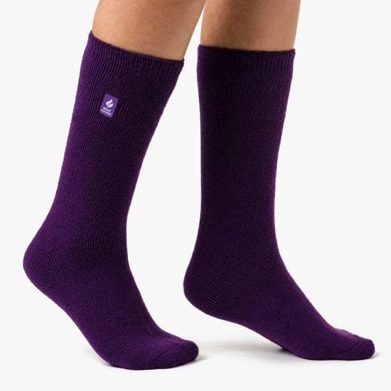 Calcetines Térmicos Ultra Lite - 4 Pares Multipack Ladies Thermal Socks | Calcetines Cálidos Ultra Finos para Vestir en Invierno - Morado - Image 4