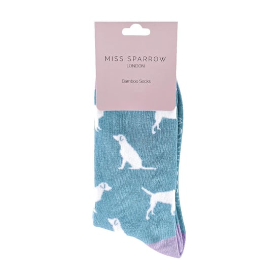 1 Paquete de Calcetines de Bambú para Damas con Patrón de Perro Novelty - Image 2