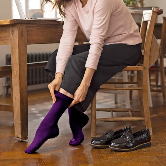 Calcetines Térmicos Ultra Lite - 4 Pares Multipack Ladies Thermal Socks | Calcetines Cálidos Ultra Finos para Vestir en Invierno - Morado - Image 5