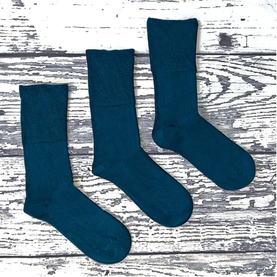 12 Pares Calcetines Diabéticos Térmicos para Hombre | Sock Snob | Calcetines Diabéticos No Elásticos Extra Anchos para Mala Circulación - Negro - Image 4