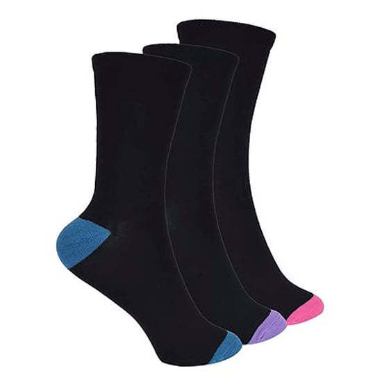 12 Pares Multipack Womens Bamboo Trainer Socks | Low Cut Cushioned Ankle Socks - Pack 1 - Image 4