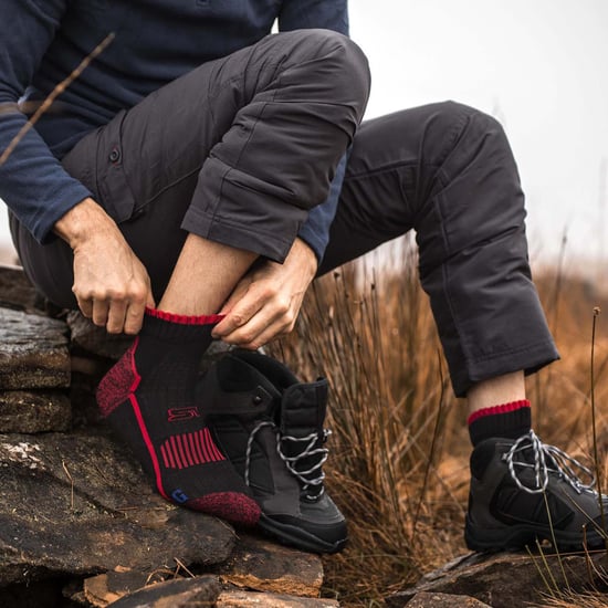 Calcetines de trekking Storm Bloc de algodón para hombre, altos y tobilleros - Image 3