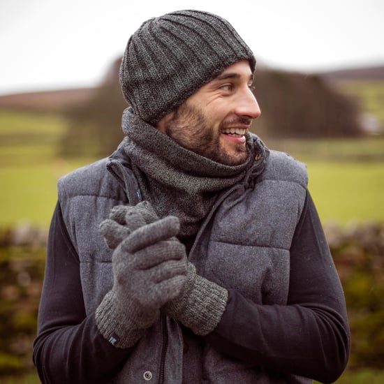 Set de gorro y guantes térmicos de invierno para hombre | Calentadores | Forro polar - Gris - Image 5