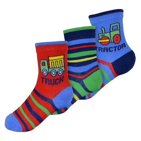 Calcetines de algodón para niños con diseño de coches y camiones | Paquete de 6 pares | Snob | Calcetines para niños - Cars - Image 3