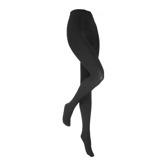 3 Pair Multipack Girls Thermal Tights for Winter | Heat Holders | Kids Fleece Insulated Opaque Tights - Black - Image 3