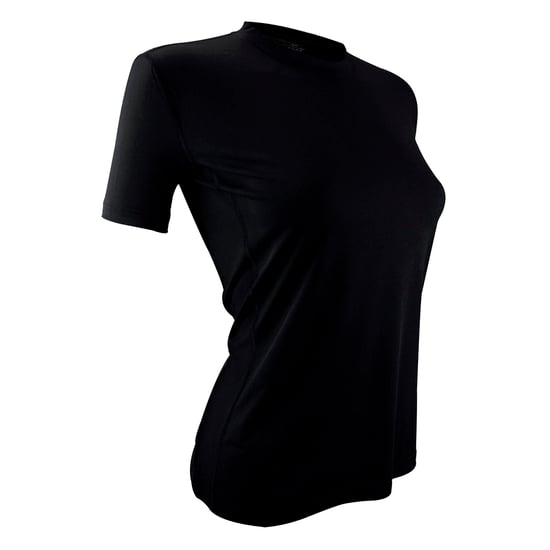 Camiseta Térmica de Mujer para el Invierno | Calentador | Camiseta de Manga Corta | Forro Polar - Negro - Image 2