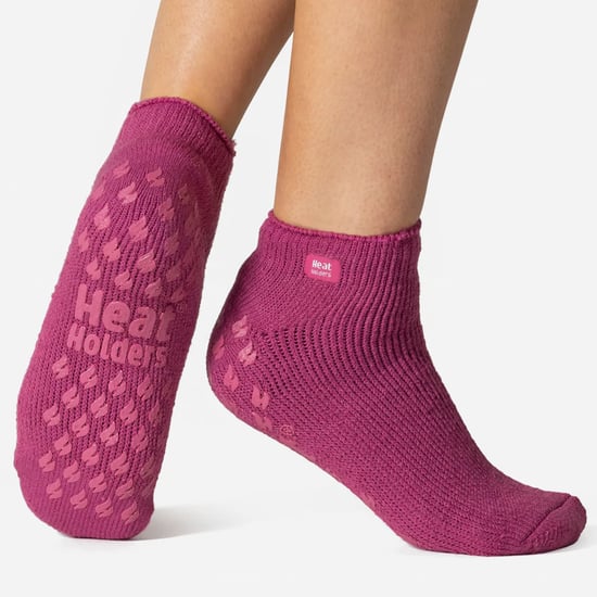 Calcetines Tobilleros con Pinzas - 3 Pares Multipack Ladies Ankle Slipper Socks with Grippers - Mid Pink - Image 3