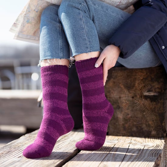Calentadores - Calcetines Térmicos de Mujer para Invierno | Calcetines de Interior y Exterior | Adorables y Esponjosos | Regalos para Mujer - Rosa Espolvoreado (Viena) - Image 4